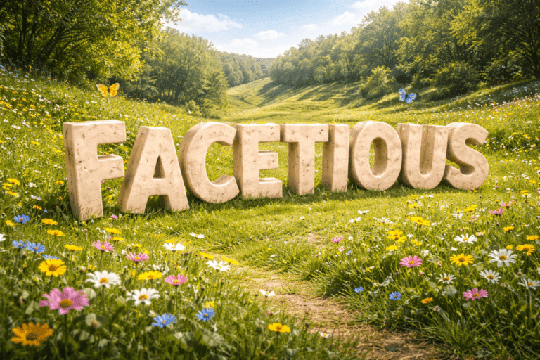 Facetious