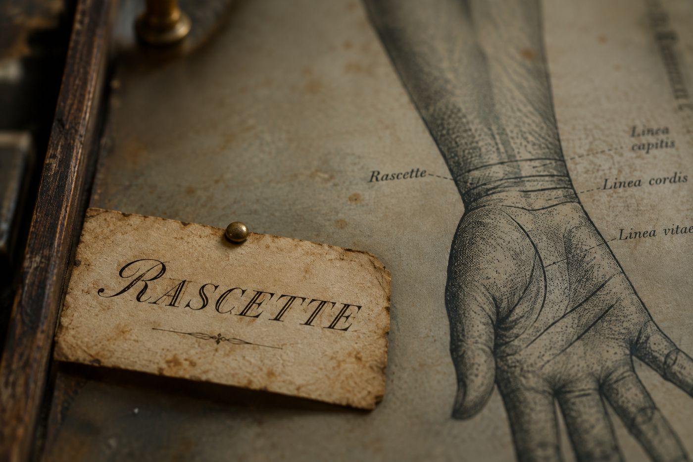 The crease at the wrist has a name. Palmists built entire predictions on it.
